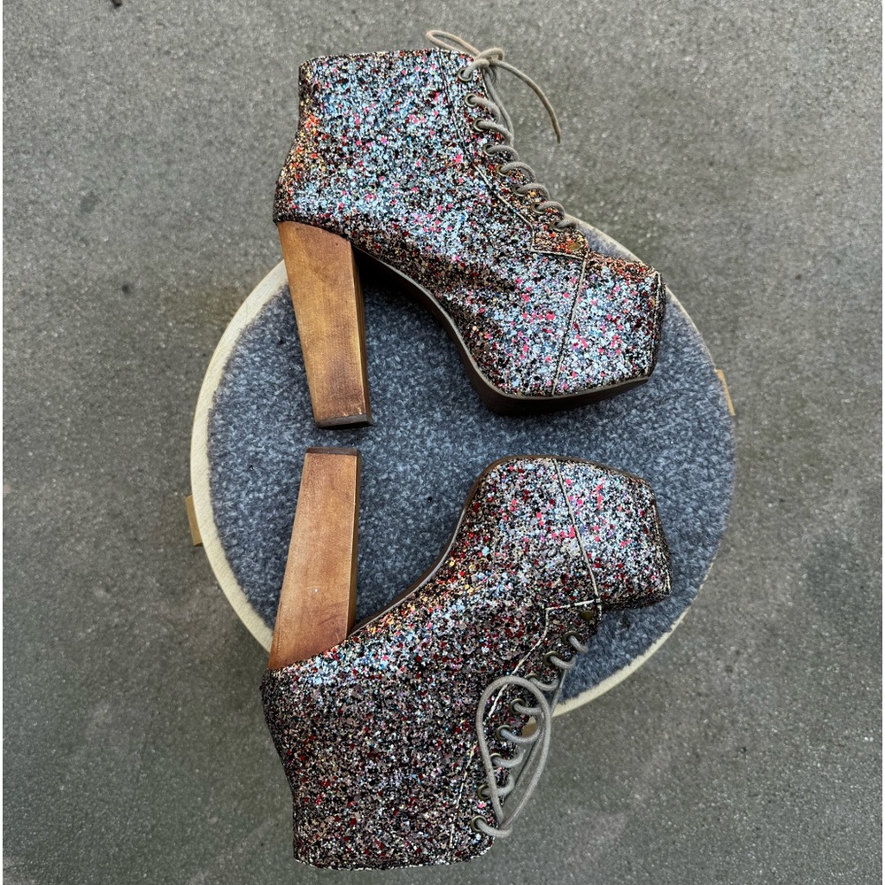 Jefferey Campbell lita glitter boot